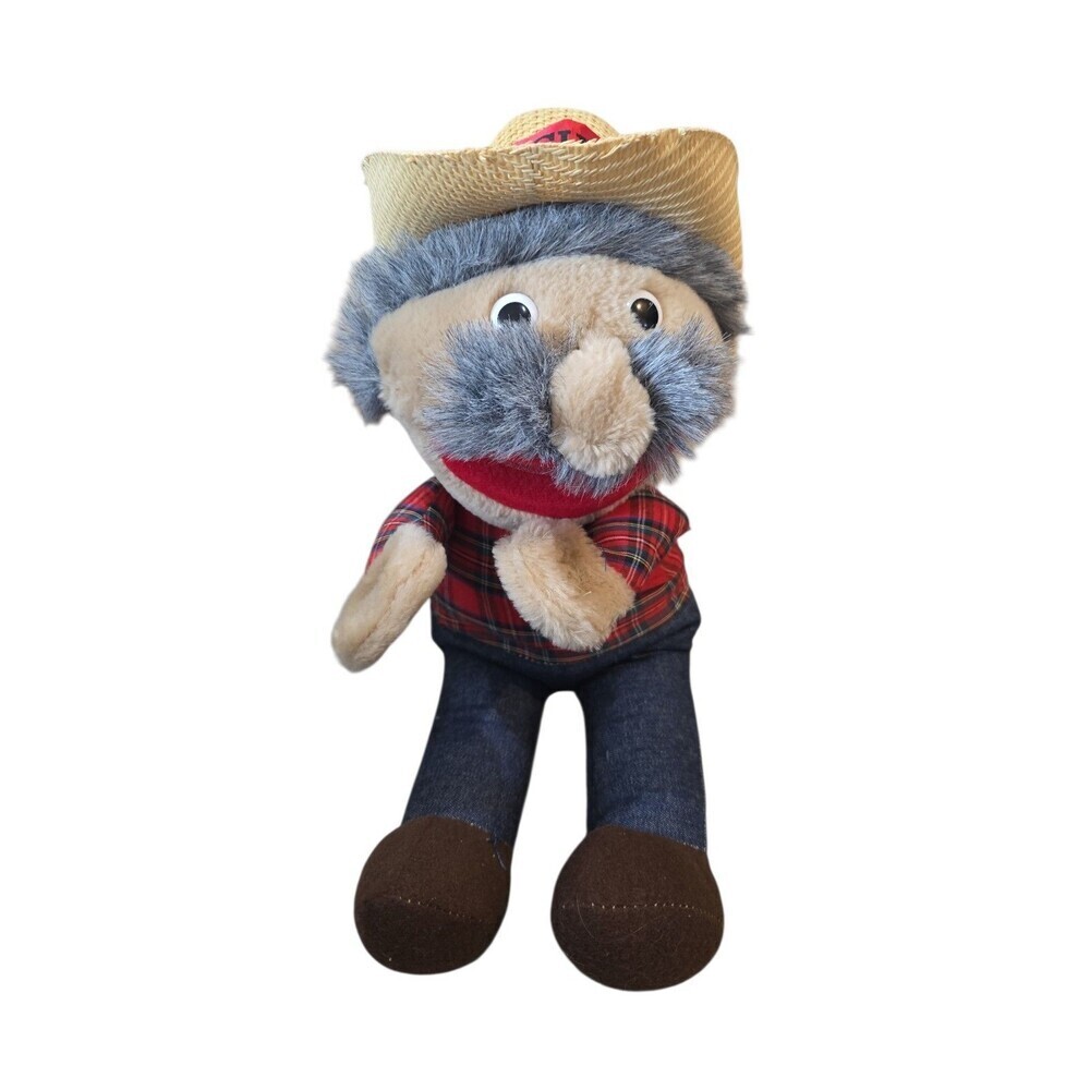 Stuffed Animal Plush Steve Hall Hee Haw Shotgun Red Autographed Signed Nashville